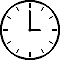 GIF-Animation Uhr im Pixel-Style