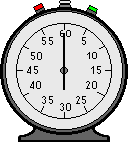 GIF-Animation Uhr im Pixel-Style