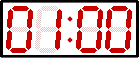 GIF-Animation Uhr im Pixel-Style