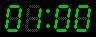 GIF-Animation Uhr im Pixel-Style