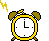 GIF-Animation Uhr im Pixel-Style