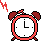 GIF-Animation Uhr im Pixel-Style