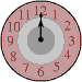GIF-Animation Uhr im Pixel-Style