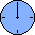 GIF-Animation Uhr im Pixel-Style