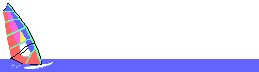 GIF-Animation Windsurfen im Pixel-Style