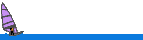GIF-Animation Windsurfen im Pixel-Style