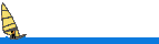 GIF-Animation Windsurfen im Pixel-Style