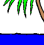 GIF-Animation Windsurfen im Pixel-Style