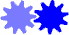 GIF-Animation Zahnrad im Pixel-Style