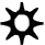 GIF-Animation Zahnrad im Pixel-Style