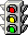 GIF-Bild Ampel im Pixel-Style