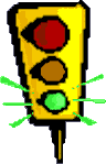 GIF-Bild Ampel im Pixel-Style