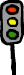 GIF-Bild Ampel im Pixel-Style