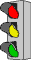 GIF-Bild Ampel im Pixel-Style