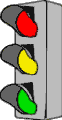 GIF-Bild Ampel im Pixel-Style