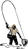 GIF-Bild Angeln im Pixel-Style