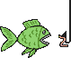 GIF-Bild Angeln im Pixel-Style