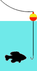 GIF-Bild Angeln im Pixel-Style
