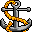 GIF-Bild Anker im Pixel-Style
