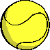 Tennisball gelb
