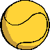 Tennisball orange