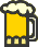 GIF-Bild Bier im Pixel-Style