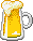 GIF-Bild Bier im Pixel-Style
