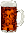 GIF-Bild Bier im Pixel-Style