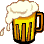 GIF-Bild Bier im Pixel-Style