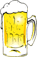 GIF-Bild Bier im Pixel-Style