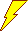 GIF-Bild Blitz im Pixel-Style