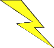 GIF-Bild Blitz im Pixel-Style
