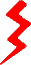 GIF-Bild Blitz im Pixel-Style