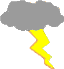 GIF-Bild Blitz im Pixel-Style