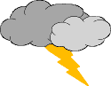 GIF-Bild Blitz im Pixel-Style