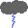 GIF-Bild Blitz im Pixel-Style