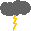 GIF-Bild Blitz im Pixel-Style