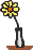 GIF-Bild Blume im Pixel-Style