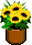 GIF-Bild Blume im Pixel-Style
