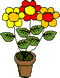 GIF-Bild Blume im Pixel-Style