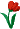 GIF-Bild Blume im Pixel-Style