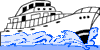 GIF-Bild Boot im Pixel-Style