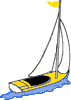 GIF-Bild Boot im Pixel-Style