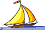 GIF-Bild Boot im Pixel-Style