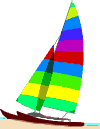 GIF-Bild Boot im Pixel-Style