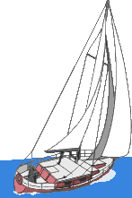 GIF-Bild Boot im Pixel-Style