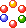 6 bunte Kugeln im Kreis
