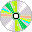 GIF-Bild CD im Pixel-Style