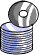 GIF-Bild CD im Pixel-Style