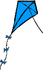 GIF-Bild Drachen (Kites) im Pixel-Style